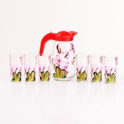 Набор для сока "Орхидея" художественная роспись, 6 стаканов  1250/200 мл МИКС - Фото 11