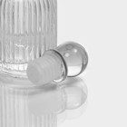 Банка для сыпучих Доляна «Афина», 40 мл, 4.2×10 см, стекло, прозрачная - Фото 5