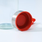 Бутылка для воды стеклянная «Лидо», 300 мл, h=17 см, цвет ремешка МИКС - Фото 4