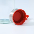 Бутылка для воды стеклянная «Лидо», 300 мл, h=17 см, цвет ремешка МИКС - Фото 4