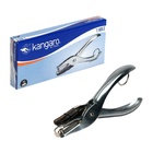 Дырокол стальной 10 листов, Kangaro One Hole, на 1 отверстие, металлик - Фото 3