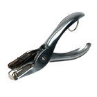 Дырокол стальной 10 листов, Kangaro One Hole, на 1 отверстие, металлик - Фото 4