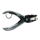 Дырокол стальной 10 листов, Kangaro One Hole, на 1 отверстие, металлик - Фото 5