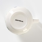 Молочник фарфоровый Доляна «Зелёный сад», 300 мл, 11.5×8×8 см - Фото 4