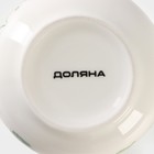Молочник фарфоровый Доляна «Зелёный сад», 300 мл, 11.5×8×8 см - Фото 5