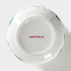 Сахарница с ложкой Доляна «Зелёный сад», 320 мл, 10×9 см, фарфор - Фото 6