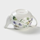 Чайник фарфоровый заварочный Доляна «Зелёный сад», 900 мл - Фото 7