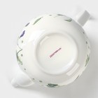 Чайник фарфоровый заварочный Доляна «Зелёный сад», 900 мл - Фото 8