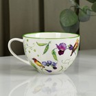 Сервиз фарфоровый чайный Доляна «Зелёный сад», 12 предметов: 6 чашек 220 мл, 6 блюдец d=13 см - Фото 6
