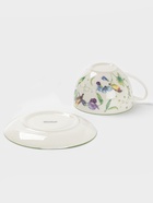 Сервиз чайный Доляна «Зелёный сад», 12 предметов: 6 чашек 220 мл, 6 блюдец d=13 см, фарфор - Фото 7