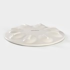 Подставка для яиц Доляна «Сад роз», d=19.5 см, керамика, разноцветная - Фото 5