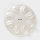 Подставка керамическая для яиц Доляна «Сад роз», d=19,5 см - фото 9235826