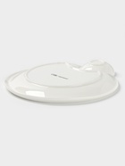 Блюдо Доляна «Зелёный сад», 22.5×20×2 см, с соусником, круглое, фарфор, белое - Фото 3