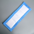 Насадка для плоской швабры Доляна, 44×15 см, микрофибра, цвет голубой - Фото 2