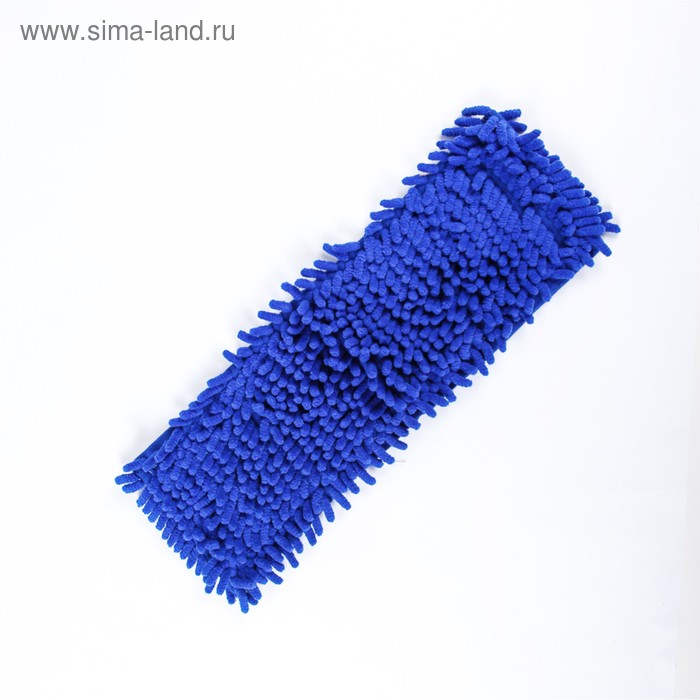 Насадка для плоской швабры Доляна, 40×10 см, микрофибра букли, цвет МИКС - Фото 1