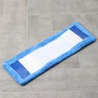 Насадка для плоской швабры Доляна арт. 2803177, 3556949, 55×18,5 см, микрофибра, цвет синий - Фото 1