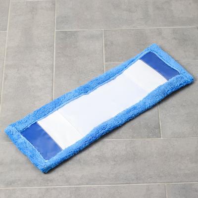 Насадка для плоской швабры Доляна арт. 2803177, 3556949, 55×18,5 см, микрофибра, цвет синий