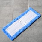 Насадка для плоской швабры Доляна Twist арт. 2803183, 2803182, 36×13 см, микрофибра, цвет голубой - Фото 3