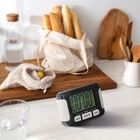 Таймер Luazon LC107, электронный, магнитное крепление, черный - Фото 4