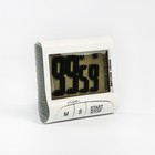 Таймер LuazON LTB-02, электронный, с магнитным креплением, белый - Фото 5