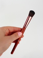 Кисть для макияжа Brush WOOD, 18 (±1) см, коричневая - Фото 3