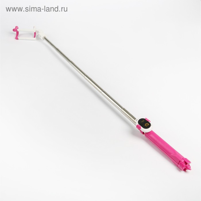 Монопод-тренога для селфи LNMD-100, беспроводной, пульт для селфи, розовый - Фото 1