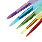 Набор кистей нейлон 5 штук, круглые, с цветными ручками, с резиновыми держателями - фото 8366377