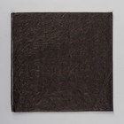 Салфетки бумажные, однотонные, выбит рисунок, 33х33 см, набор 20 шт., цвет чёрный - Фото 1