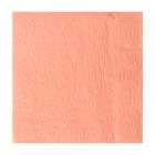 Салфетки бумажные, однотонные, выбит рисунок, 33х33 см, набор 20 шт., цвет розовый - Фото 1