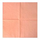 Салфетки бумажные, однотонные, выбит рисунок, 33х33 см, набор 20 шт., цвет розовый - Фото 2