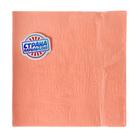 Салфетки бумажные, однотонные, выбит рисунок, 33х33 см, набор 20 шт., цвет розовый - Фото 3