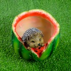 Фигурное кашпо для цветов «Арбуз», 14×17 см, полистоун - Фото 5