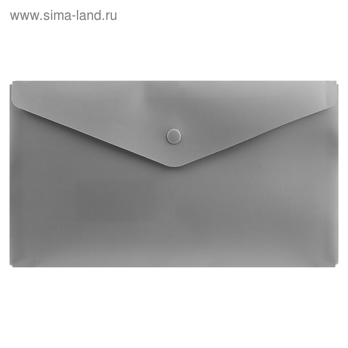 Папка-конверт на кнопке Travel 180 мкм Metallic, индвидуальная бирка - Фото 1