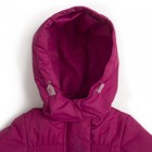 Куртка для девочки "Варенька", рост 80 (22) см, цвет малиновый - Фото 2