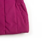 Куртка для девочки "Варенька", рост 80 (22) см, цвет малиновый - Фото 7
