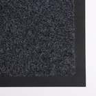 Коврик придверный влаговпитывающий Tuff, 40×60 см, цвет серый - Фото 5