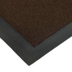 Коврик придверный влаговпитывающий Tuff, 60×90 см, коричневый - Фото 4