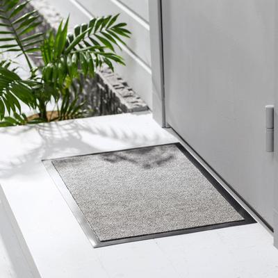 Коврик придверный влаговпитывающий Tuff, 60×90 см, серый