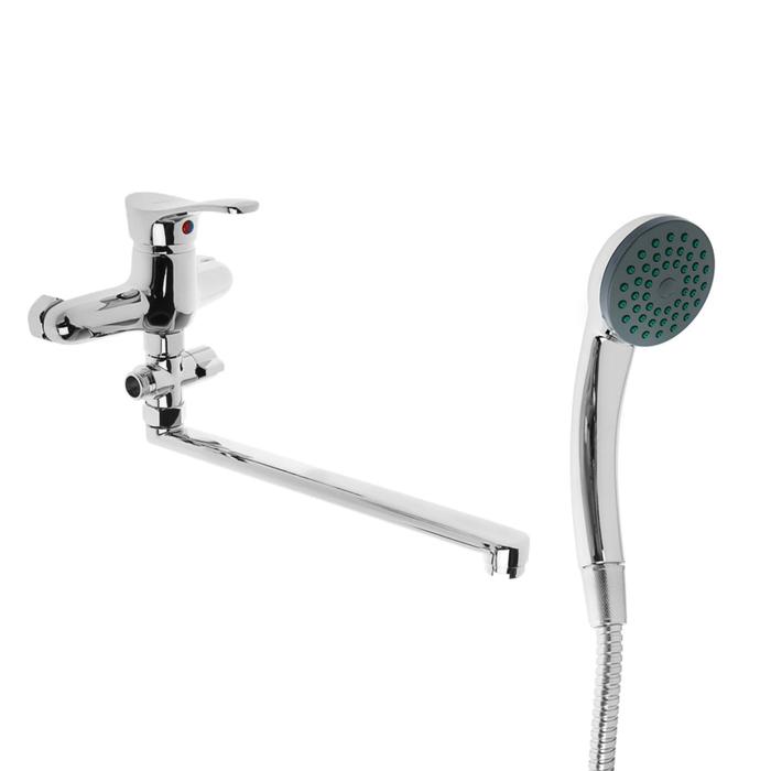 Cмеситель для ванны Accoona A7051, однорычажный, латунь, хром - Фото 1