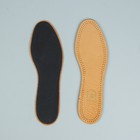 Стельки для обуви антибактериальные, двухслойные, 37-38р-р, пара, цвет бежевый, LEATHER CARBON - Фото 2