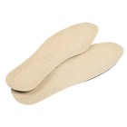 Стельки для обуви антибактериальные, двухслойные, 35-36р-р, пара, цвет светло-серый, PECARI CARBON - Фото 2