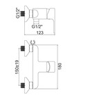 Смеситель Accoona A3167, однорычажный, с гигиенической лейкой, силумин, хром - Фото 9