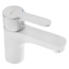 Смеситель для раковины Accoona A9067G, однорычажный, силумин, белый - Фото 1