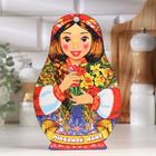 Доска разделочная сувенирная Дарим Красиво «Матрёшка. Любимой маме», 15×23 см, дерево, разноцветная - Фото 1