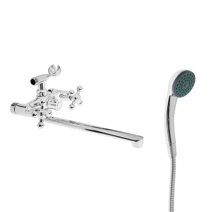 Смеситель для ванны Accoona A7171-2, двухвентильный, латунь, хром - Фото 1