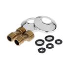 Смеситель для ванны Accoona A7171-2, двухвентильный, латунь, хром - Фото 5