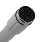 Смеситель для кухни Accoona A9890G, однорычажный, с силиконовым изливом, белый/хром - Фото 3