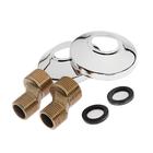 Cмеситель для ванны Accoona A7379, двухвентильный, латунь, хром - фото 20785978