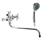 Смеситель для ванны Accoona A7576, двухвентильный, латунь, хром - Фото 1