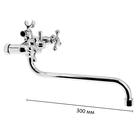 Смеситель для ванны Accoona A7576, двухвентильный, латунь, хром - Фото 2